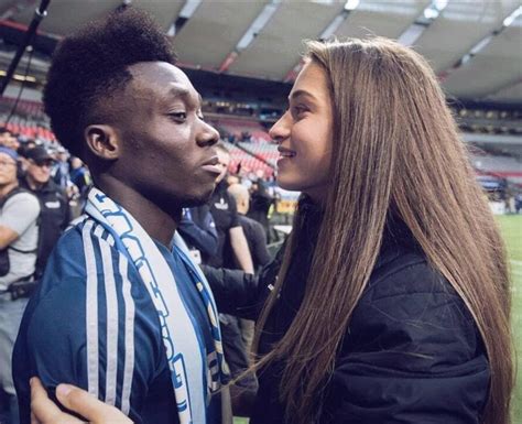 alphonso davies and jordyn huitema|Alphonso Davies confirms breakup with footballer。